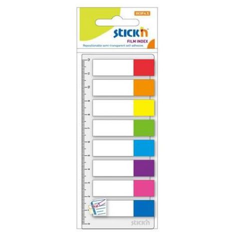 Zakładki indeksujące Stick'n Hopax 45x12mm, 120szt neon